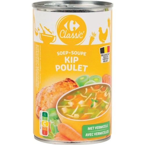 Carrefour Classic'' Soupe Poulet avec Vermicelles 460 ml