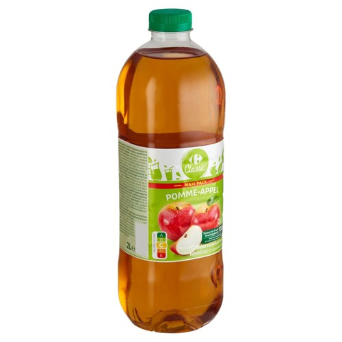 Carrefour Classic'' Jus de Pomme à Base de Concentré Maxi Pack 2 L