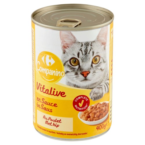 Carrefour Companino Vitalive en Sauce au Poulet 400 g