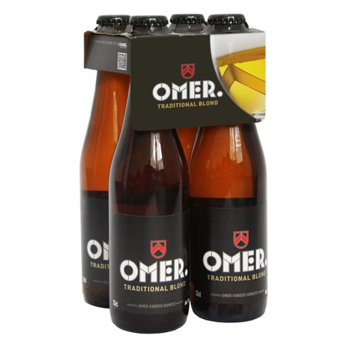 OMER. Traditional Blond Bière 4x33cl clip