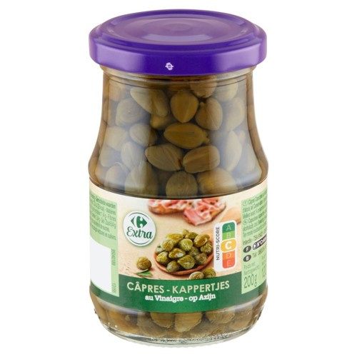 Carrefour Extra Câpres au Vinaigre 200 g