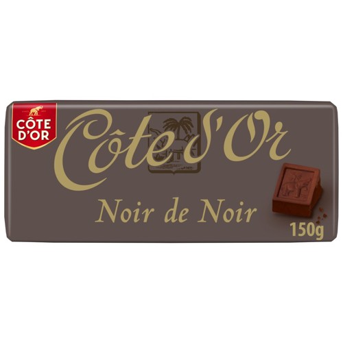 Côte d''Or Tablette Chocolat Noir De Noir 150g