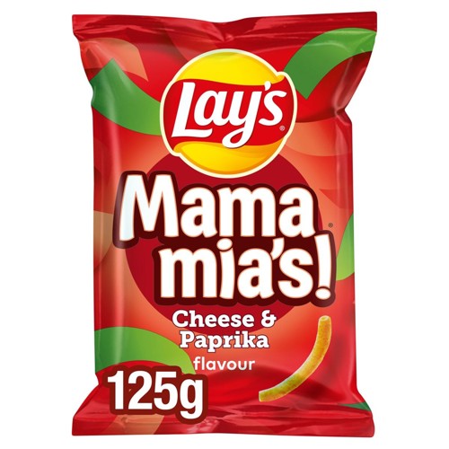 Lay''s Mama Mia''s Chips Fromage Paprika 125 gr