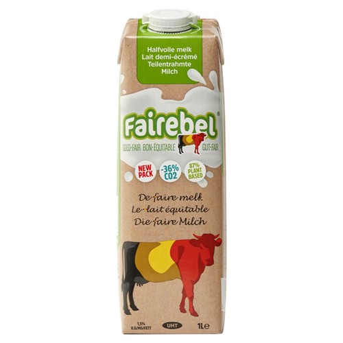 Fairebel Lait Demi-Écrémé 1 L