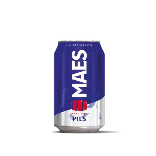 Maes Bière blonde Pils 5.2% ALC 33cl Canette