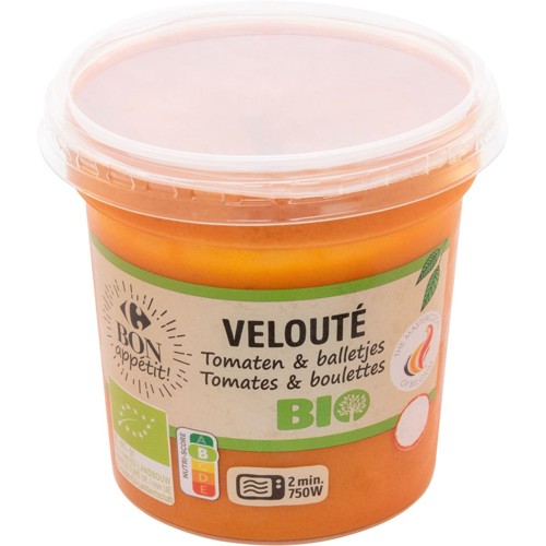 Carrefour Bio Bon Appétit! Velouté Tomates & Boulettes 300 ml
