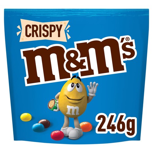 M&M''S Bonbons croustillants au chocolat au lait 246g