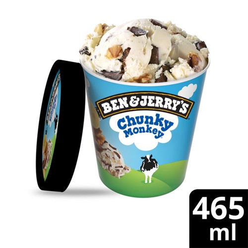 Ben & Jerry''s Glace Chunky Monkey 465 ml