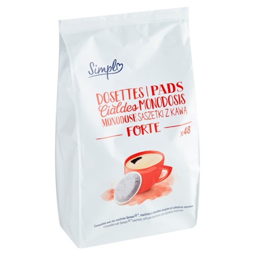 Simpl Dosettes Forte 48 Pièces 334 g