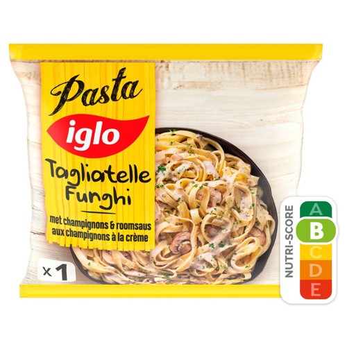 Iglo Pasta Tagliatelle Funghi aux Champignons à la Crème 1 portion 450 g