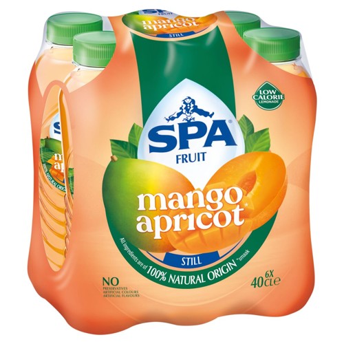 Spa Fruit Mango Apricot Goût 6 x 40 cl