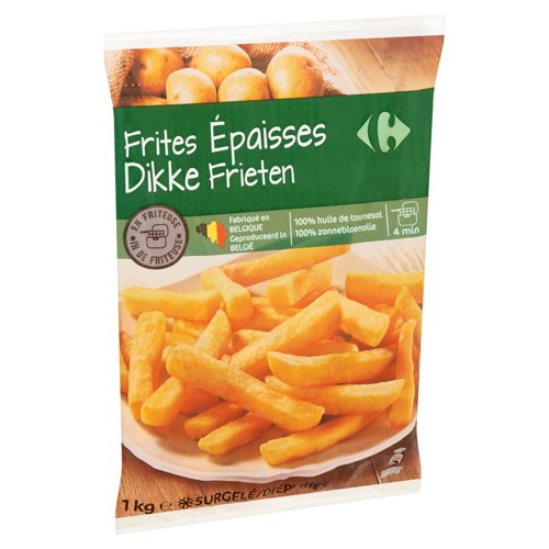 Carrefour Frites Épaisses 1 kg