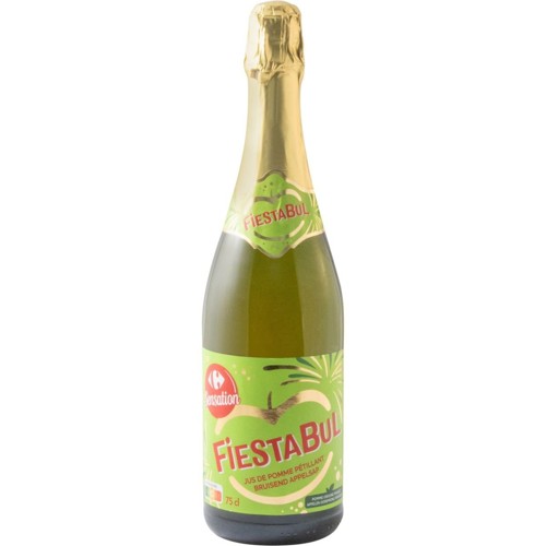 Carrefour Sensation Fiestabul Jus de Pomme Pétillant 75 cl