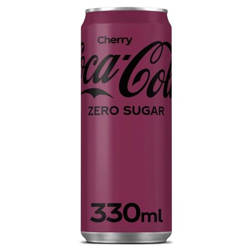 Coca-Cola Zero Cherry Coke Soft Drink 330 ml