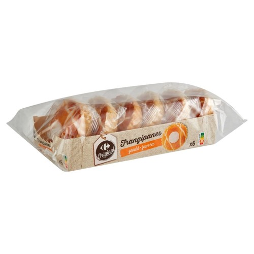 Carrefour Original Frangipanes Fourrées 6 Pièces 400 g