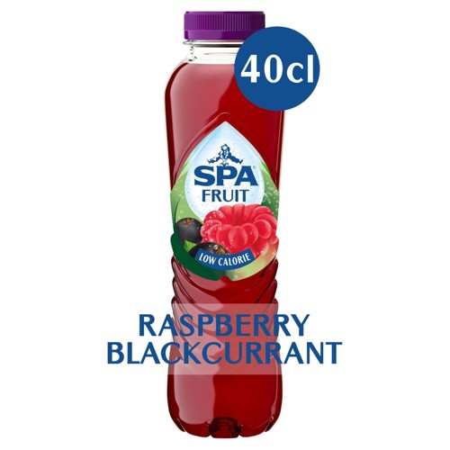 SPA Fruit Limonade non pétillante aux fruits Framboise Cassis 40 cl