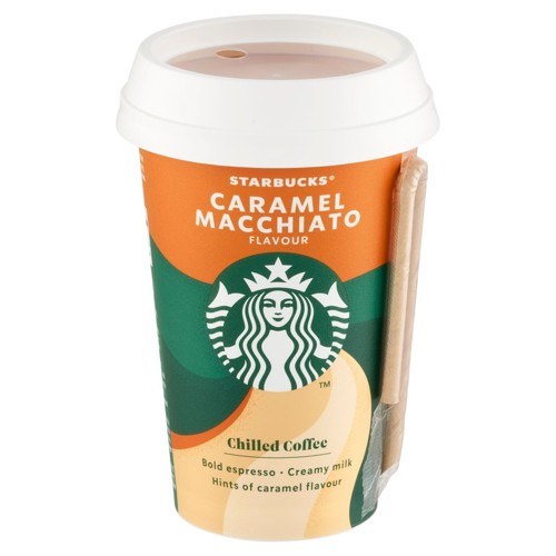 Starbucks Caramel Macchiato Flavour Chilled Coffee 220 ml