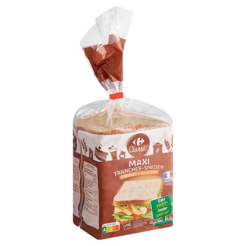 Carrefour Classic'' Maxi Tranches Complet 14 Pièces 550 g