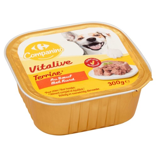 Carrefour Companino Vitalive Terrine au Buf 300 g