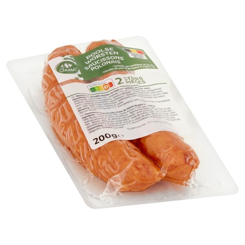 Carrefour Classic'' Saucissons Polonais 200 g