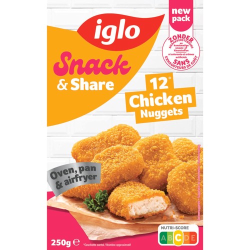 Iglo Chicken Nuggets 12 Pièces 250 g
