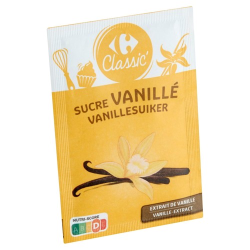 Carrefour Classic'' Sucre Vanillé Extrait de Vanille 7.5 g