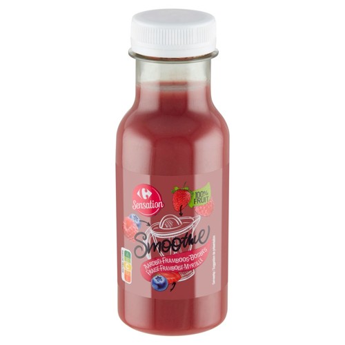 Carrefour Sensation Smoothie Fraise-Framboise-Myrtille 250 ml