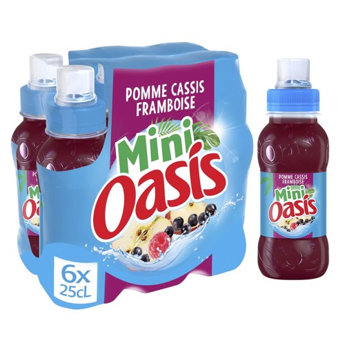 OASIS POMME CASSIS FRAMBOISE MINI - 6 X 25 CLT