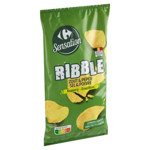 Carrefour Sensation Ribble Sel & Poivre 250 g