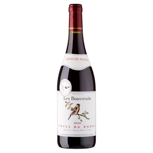 France Les Bouvreuils Côtes du Rhône Rouge 75 cl