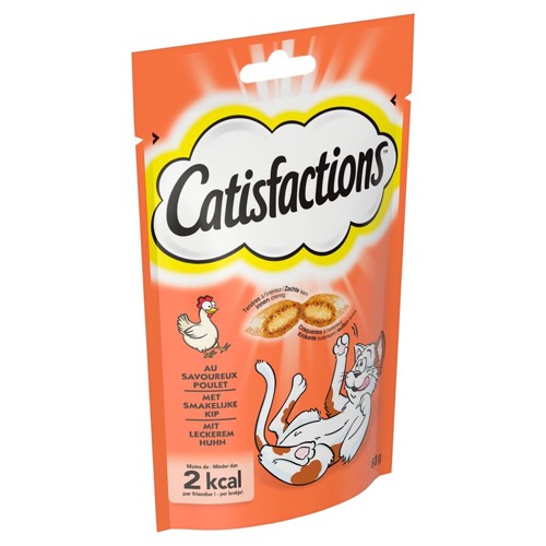 Catisfactions Poulet 60 g Snack pour Chat