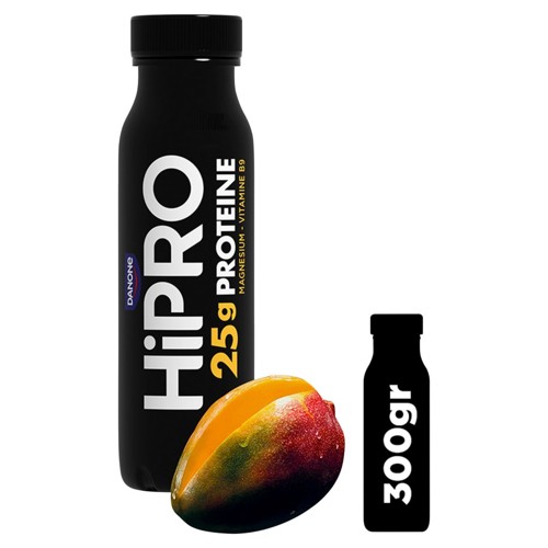 Danone HiPro Yaourt à boire - 25g protéines - Saveur Mangue 300g