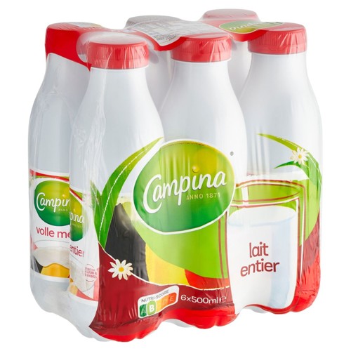 Campina Lait Entier 6 x 500 ml
