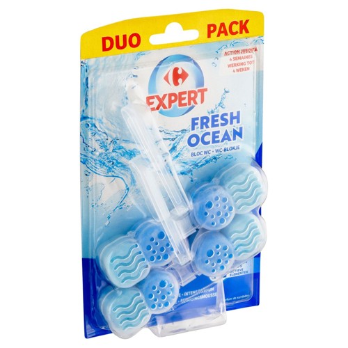 Carrefour Expert Fresh Ocean Bloc WC Duo Pack 2 x 48 g