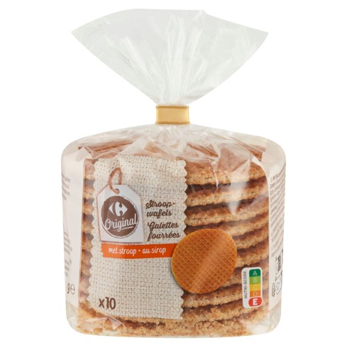 Carrefour Original Galettes Fourrées au Sirop 10 Pièces 400 g