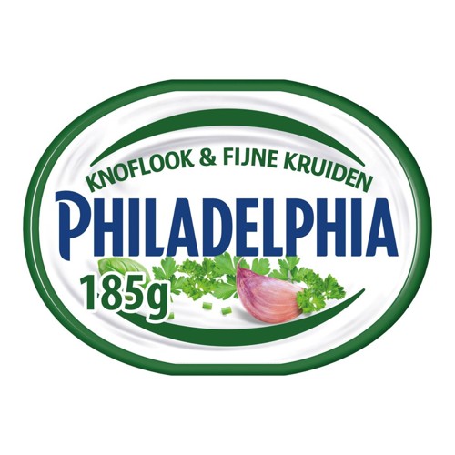 Philadelphia Spécialité au fromage frais Ail & Fines Herbes, barquette 185 g