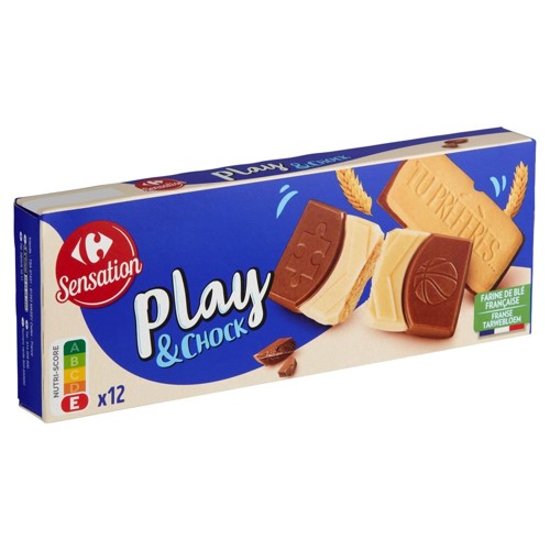 Carrefour Sensation Play & Chock Biscuits 12 Pièces 150 g