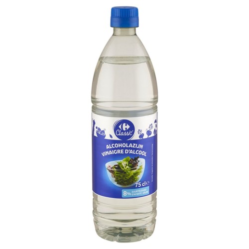 Carrefour Classic'' Vinaigre d''Alcool 8% d''Acidité 75 cl