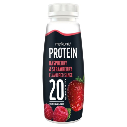 Melkunie Protein Boisson Lactée Aromatisée à la Framboise et Fraise 225 ml
