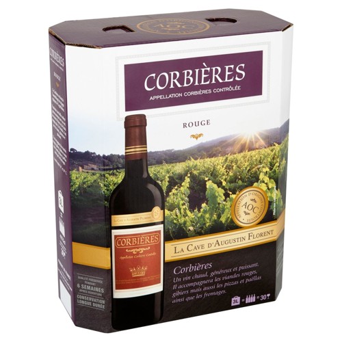 La Cave d''Augustin Florent Corbières Rouge 3 L