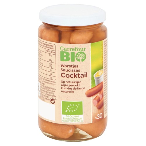 Carrefour Bio Saucisses Cocktail 345 g