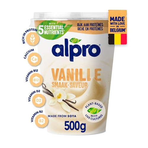 Yaourt Végétale au Soja - Vanille 500g