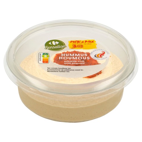 Carrefour Sensation Houmous Chili Piquant 175 g