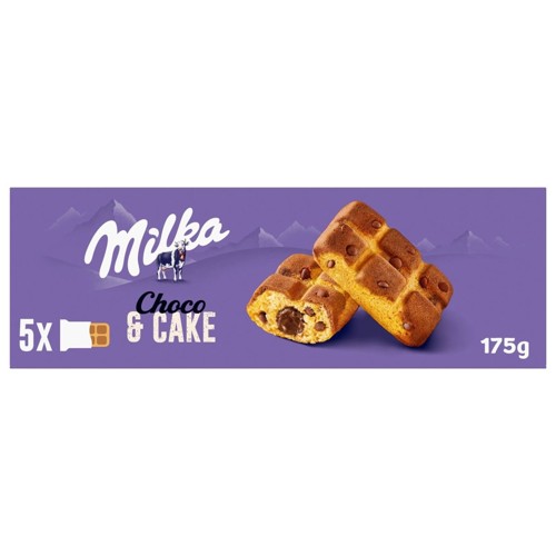 Milka Cake & Choc Gâteaux Chocolat 175g