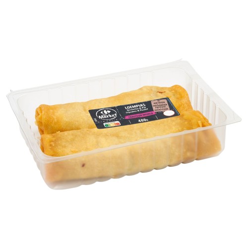 Carrefour The Market Traiteur World Loempias Légumes & Poulet 400 g