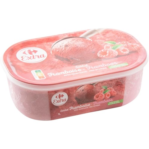 Carrefour Sorbet Framboise 1 L