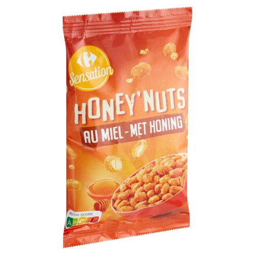 Carrefour Sensation Honey'' Nuts au Miel 125 g