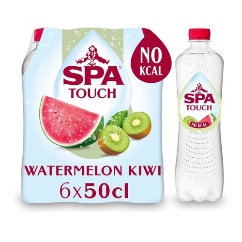 SPA TOUCH Eau Minérale Pétillante pastèque kiwi 6 x 50 cl