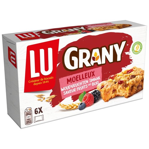 LU Grany Biscuits Moelleux Fruits des Bois 195g