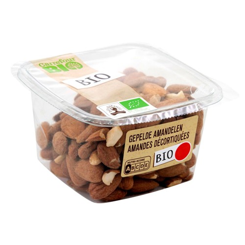 Carrefour Bio Amandes Décortiquées Bio 160 g